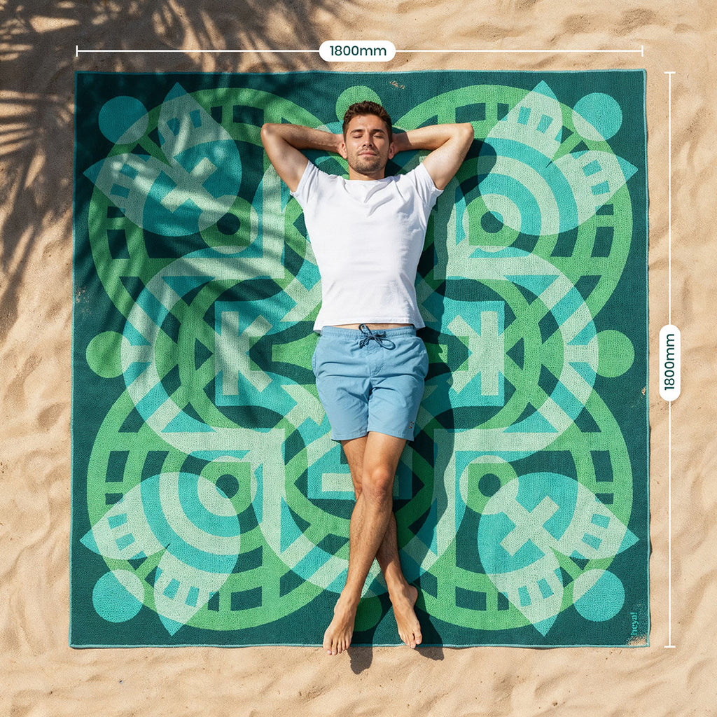 Afri Flora Microfibre Beach Blanket