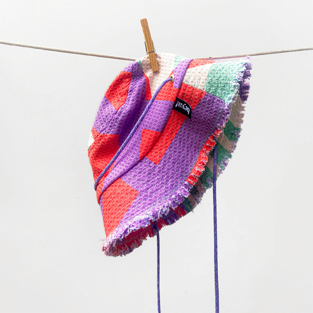 Relaxed Bucket Hat  - Purple